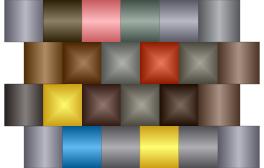Пример схемы плетения бисером по фото в кирпичном формате плетения - программа 'Бисер и мулине с MyJane'