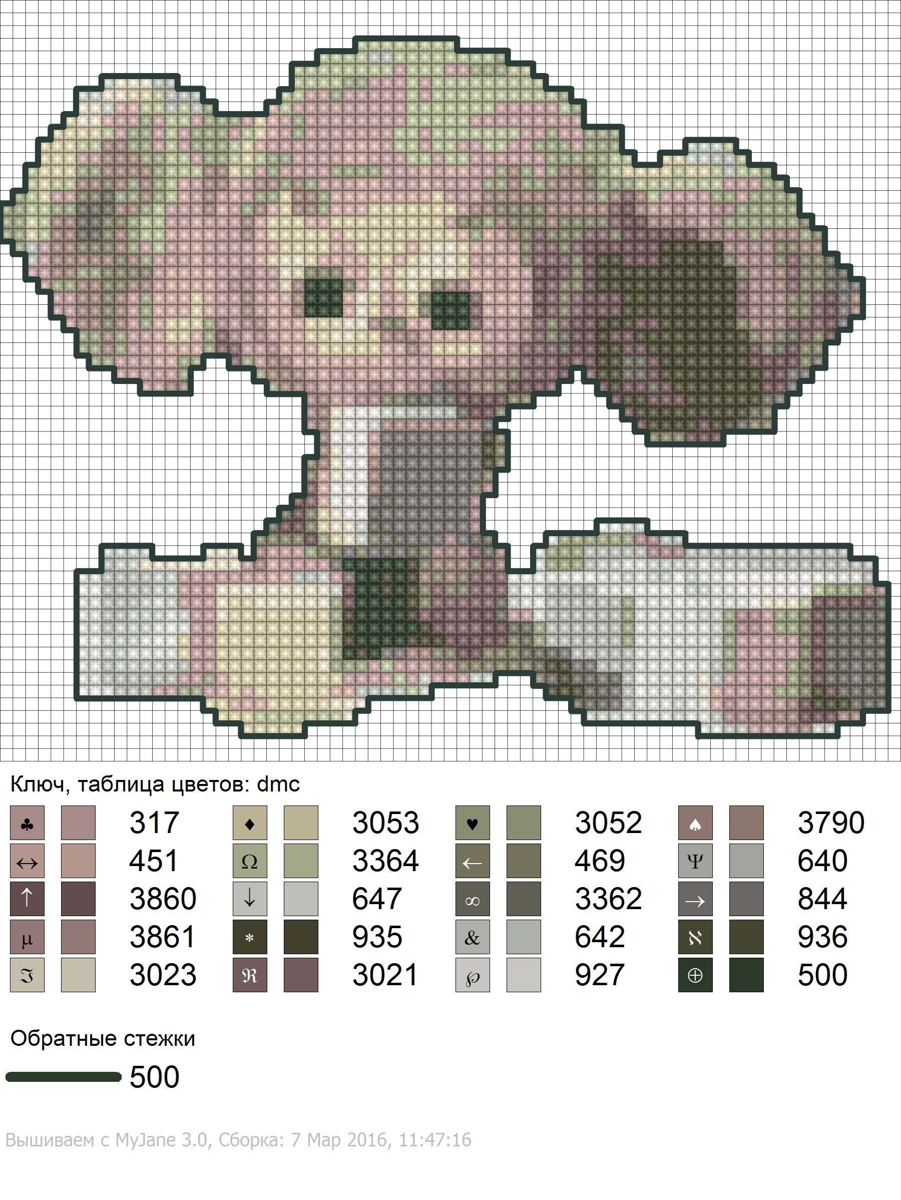 Программа Бисерок 2.0. Создание схем вышивки бисером из любых фотографий и картинок 0 руб.